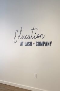Lash + Company Education